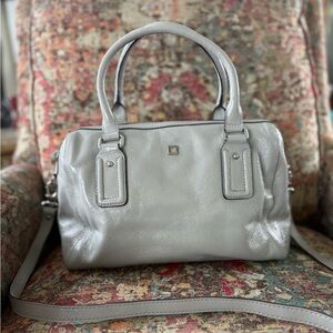 Elegant Gray Lodis Satchel